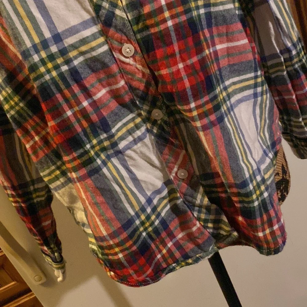 AERIE plaid flannel button down shirt size women’s extra small - Picture 5 of 10